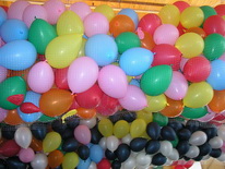400 adet balon brakma balon yamuru hizmeti