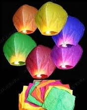 10 Adet stn kalite kark renklerde dilek balonu