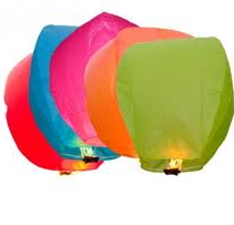 20 Adet stn kalite kark renklerde dilek balonu